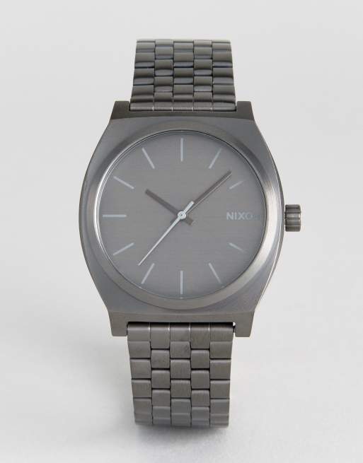 Nixon time teller discount gunmetal