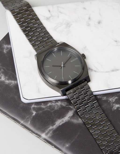 Nixon time teller discount gunmetal