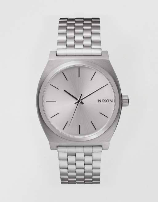 Nixon – Time Teller – Silverfärgad klocka av rostfritt stål