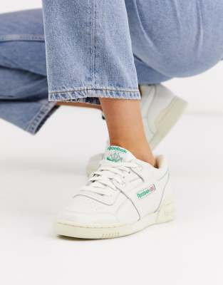 фото Низкие кроссовки reebok classics workout-белый