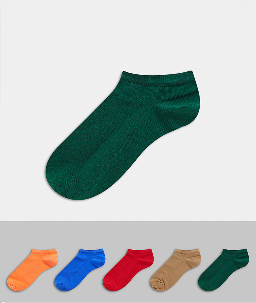 фото Низкие цветные носки asos design-мульти