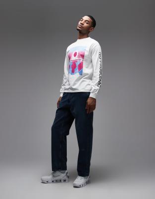 No Problemo 100% Cotton T-shirt With Dimensions Front Graphic In Multi