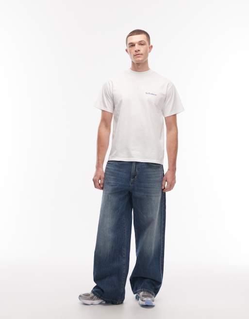 No Problemo 100% cotton t-shirt with mini logo in white, 2 of 5