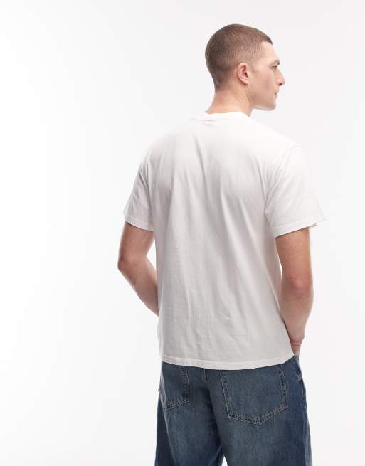 No Problemo 100% cotton t-shirt with mini logo in white, 3 of 5
