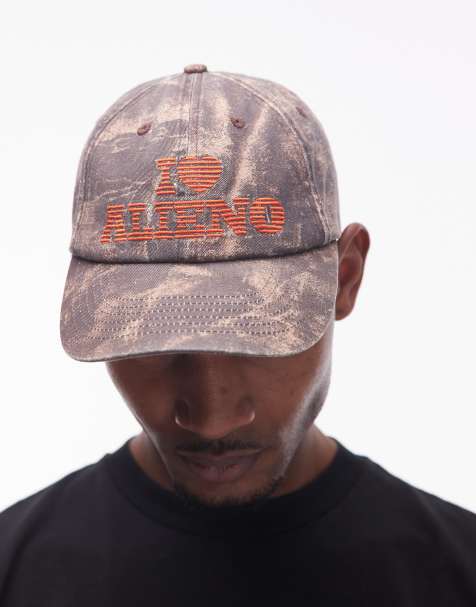 No Problemo alien motif detail cap in camo - view 1