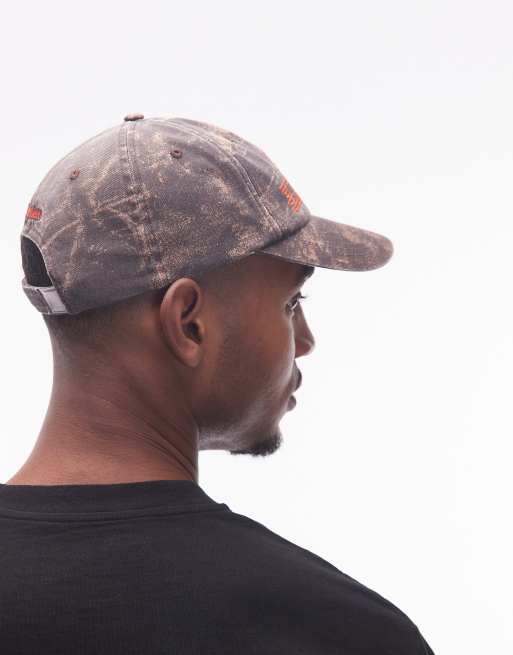 [NO PROBLEMO] ALIEN-O TRUCKER CAP ★大人気★ No Problemo alien motif detail cap in camo | ASOS