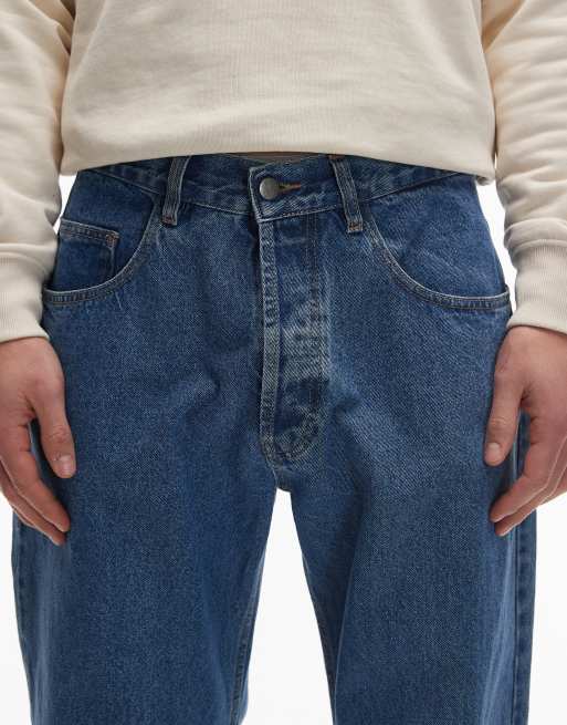 No Problemo – Bagi – Blå, kraftiga jeans, 4 av 5