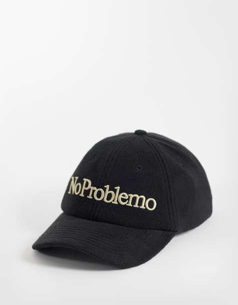 No Problemo - Fleece pet met logo in zwart - view 1