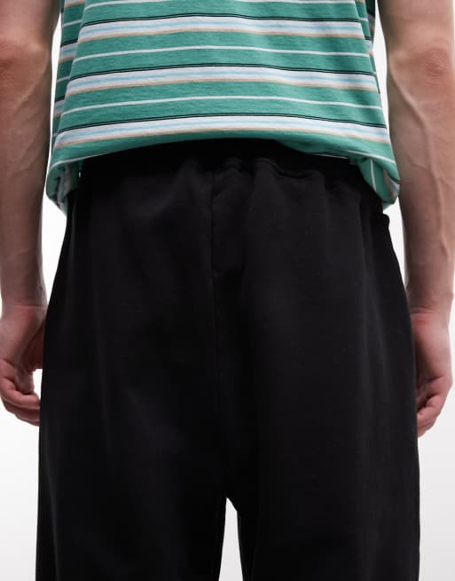No Problemo – Gerade geschnittene Jogginghose aus 100% Baumwolle in Schwarz mit Logo und Kordelzugbund, 5 von 5