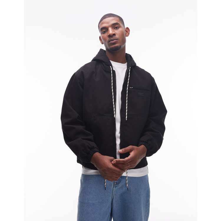 ★OY★DUMP WORK HOODED JACKET - WASHED BLACK★正規品/送料込 ☆NCT DREAM ジェノ 着用！！【OY】DUMP WORK HOODED JACKET