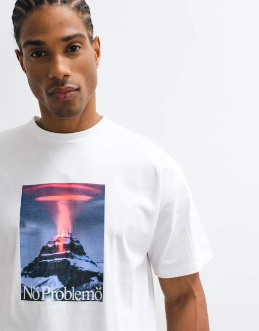 No Problemo – Kailash – T-Shirt aus 100% Baumwolle in Weiß mit Rückenprint, 3 von 5