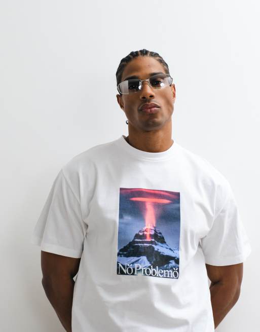 No Problemo – Kailash – T-Shirt aus 100% Baumwolle in Weiß mit Rückenprint, 5 von 5