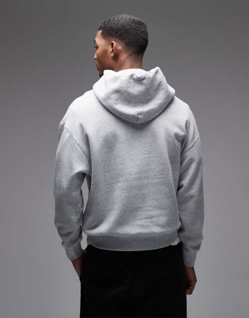 No Problemo – Kapuzenpullover in Sportgrau mit kleinem Logo, 3 von 5
