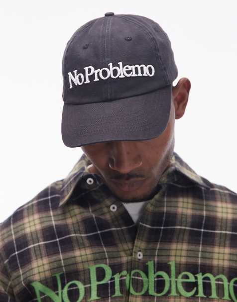 No Problemo - Katoenen pet met groot logo in zwart - view 1