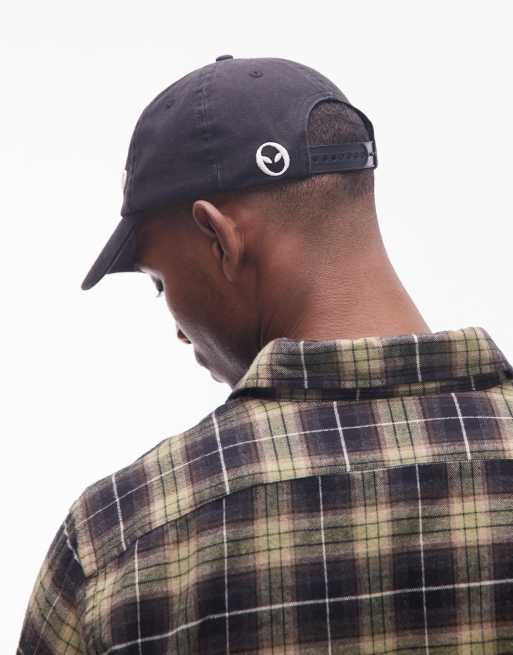 No Problemo large logo cotton cap in black, 3 of 3