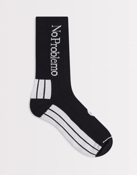 No Problemo logo socks in black - view 1