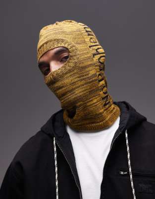 No Problemo No Problemo mosca balaclava in brown space dye