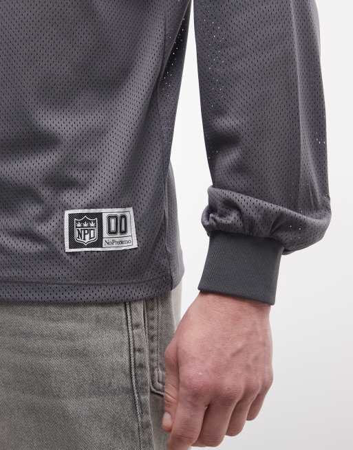 No Problemo - NYP - Koksgrå sportstrøje med lange ærmer og logoprint på ryggen, 3 af 5