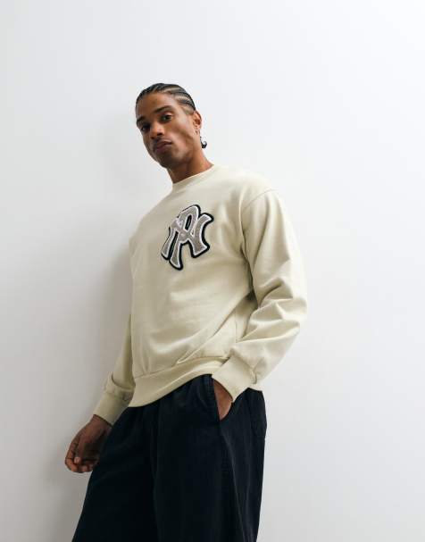 No Problemo – NYP – Sandfärgad sweatshirt i collegestil - view 1