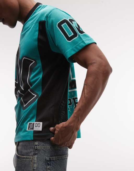 No Problemo – NYP – Sport-Trikot in Aqua mit Rückenprint, 3 von 5
