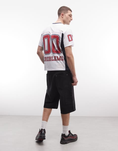 No Problemo NYP sports jersey with logo back print in white - view 1