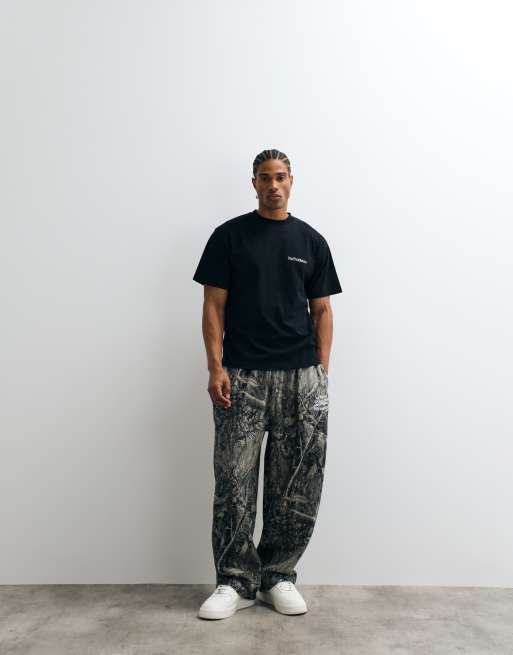 No Problemo - Sort T-shirt i 100% bomuld med minilogo, 3 af 5
