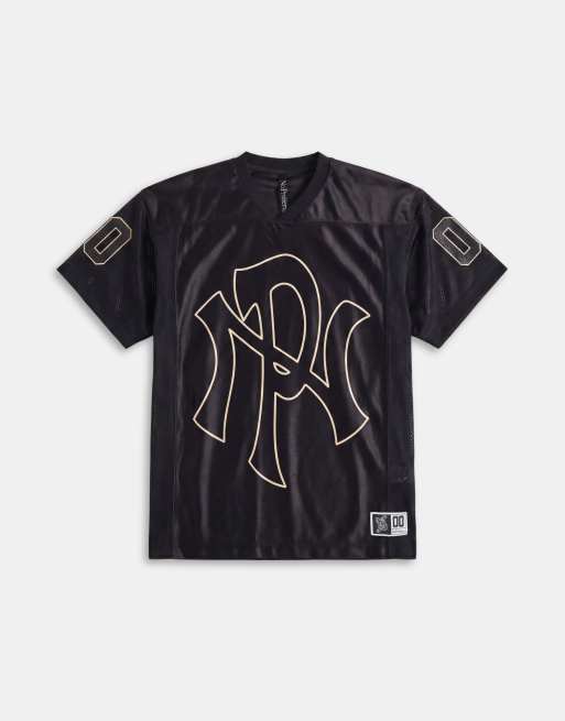 No Problemo sports mesh jersey with large logo in black, 6 of 9