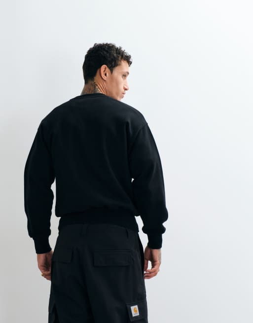 No Problemo sudadera mini negra con logo bordado y 100% algodón, 4 de 5