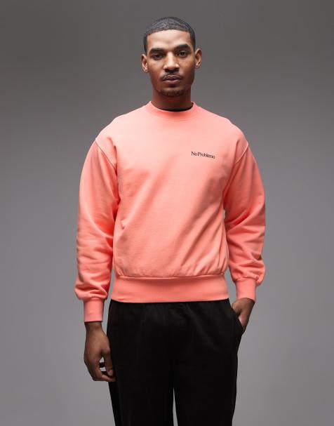 No Problemo - Sweat à petit logo - Corail - view 1