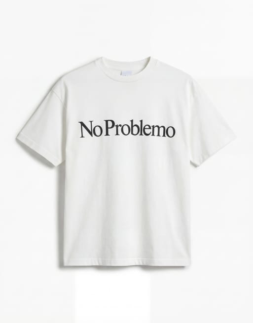 No Problemo - T-shirt en coton à logo imprimé - Blanc, 6 de 12