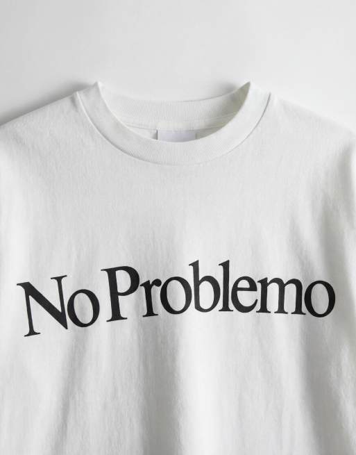 No Problemo - T-shirt en coton à logo imprimé - Blanc, 8 de 12