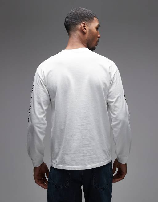 No Problemo - T-shirt en coton avec imprimé graphique sur le devant - Blanc, 3 de 5