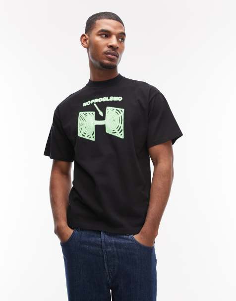No Problemo - T-shirt van katoen met print op de voorkant in zwart - view 1