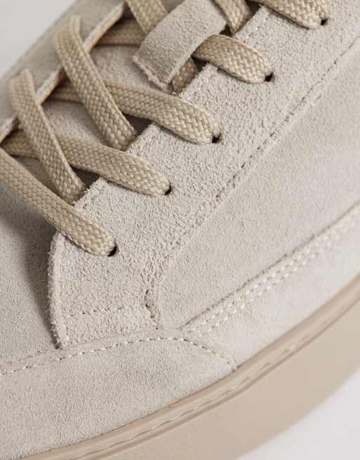NOAK - Baskets à lacets en daim fabriquées au Portugal avec empiècements - Taupe, 2 de 5