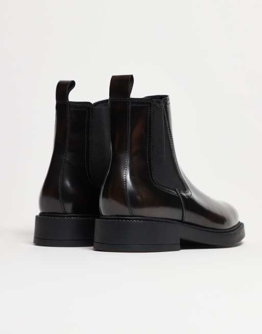 Noak - Bottines Chelsea fabriquées au Portugal en cuir - Marron, 4 de 5