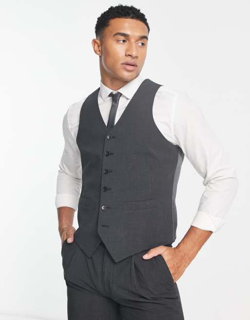 Black suit 2024 grey vest