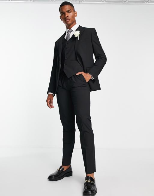 Black converse hot sale with suit