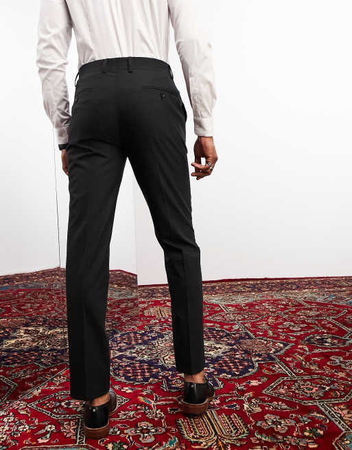 Noak - 'Camden' - Smalle sorte habitbukser med stretch i premium-stof, 4 af 4
