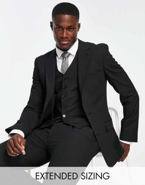 Noak - Camden - Veste de costume ultra ajustée en tissu stretch de qualité supérieure - Noir - view 1