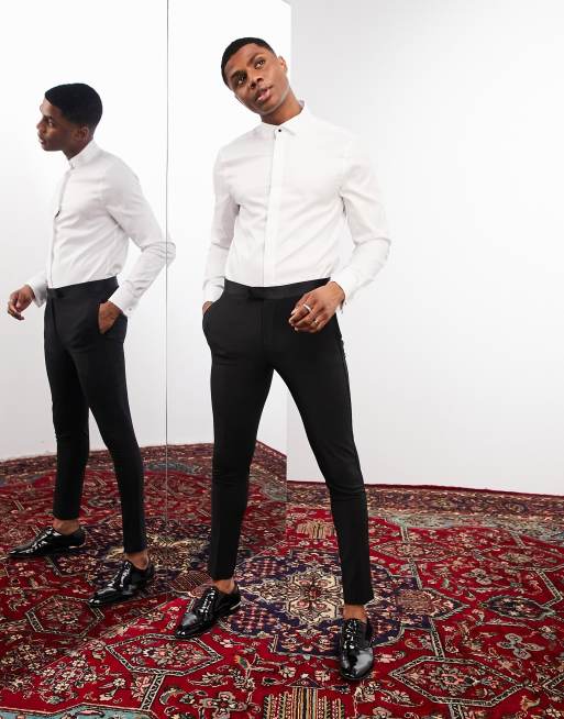 ホットセール エイソス 並行輸入品 Regular インポート ワークシャツ イギリス Iron クレジットカードok Collar 人気 カジュアルシャツ エイソス Shirt Wing ブランド Textured 新作 ホワイト Oxford メンズ In With Easy Fabric 白 Formal 日本未入荷 Noak Asos