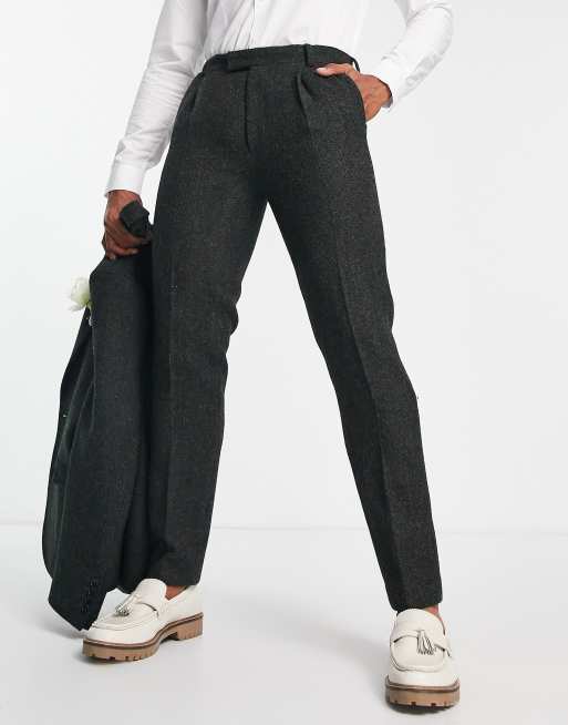 Wool hot sale tweed trousers