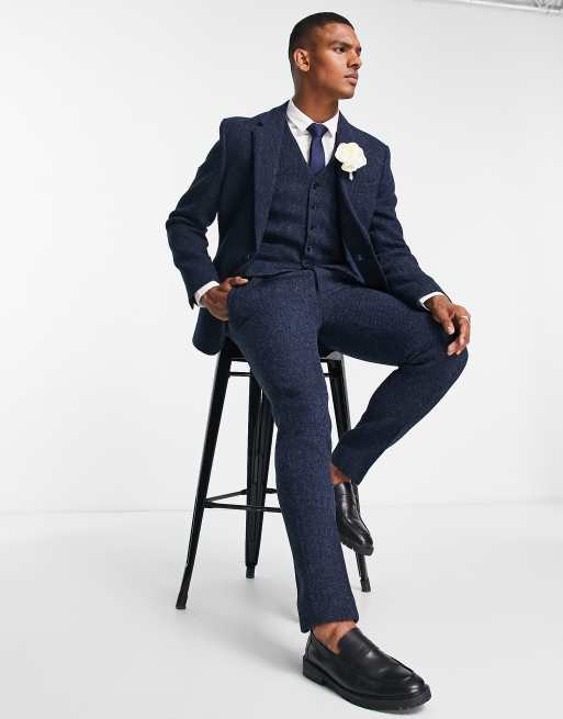 Tweed jacket 2025 navy trousers