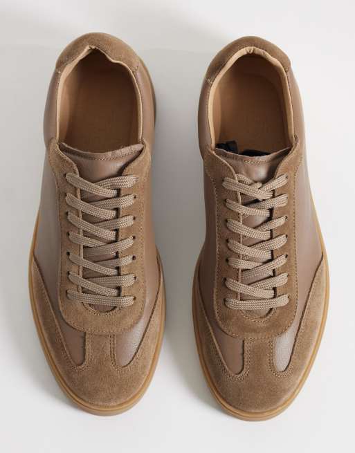 NOAK in Portugal gefertigte Schnür-Sneaker aus Leder- und Wildledermix, 2 von 5