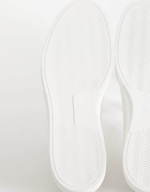 NOAK in Portugal gemaakte vetersneakers van wit leer en suèdemix, 3 van 4
