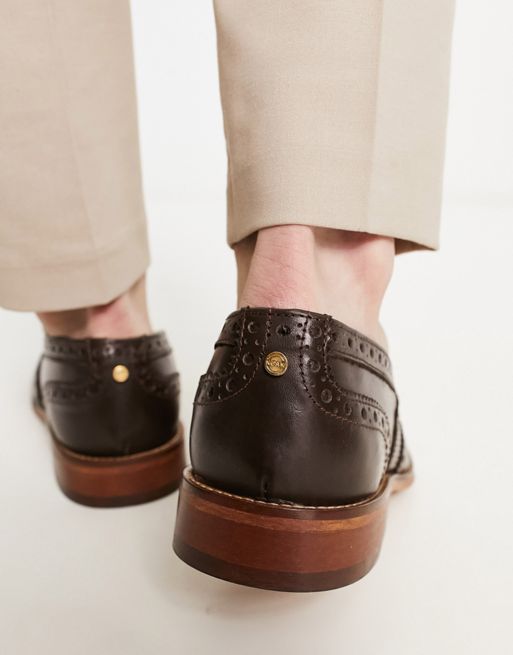 ARCHEE Cognac Leather Dress Loafer