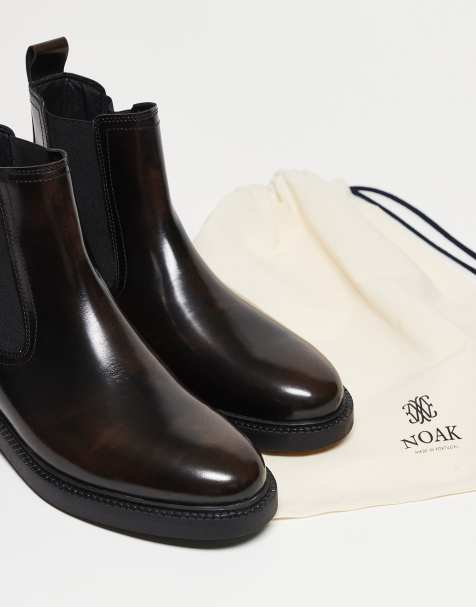 Noak – Made In Portugal – Bruna chelseaboots i läder - view 1