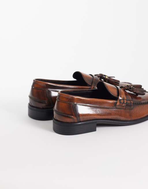 NOAK – Made in Portugal – Bruna loafers i läder med tofsar, 3 av 4