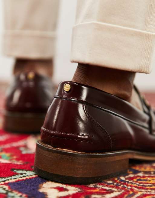Noak - Made in Portugal - Leren loafers in bordeauxrood, 4 van 4