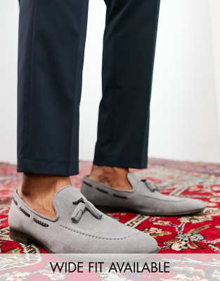 brown loafers with black suit