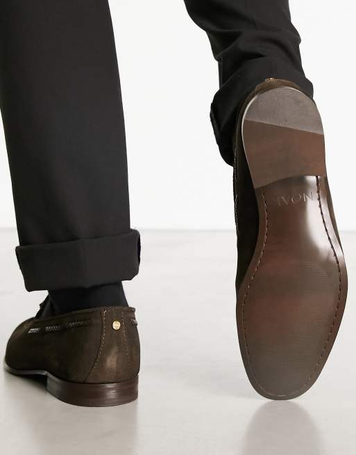 Noak made in Portugal Loafers with tassel in brown leather Noak made in Portugal loafers with tassel detail in brown  main image 4